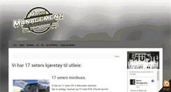Desktop Screenshot of musicmanagement.no